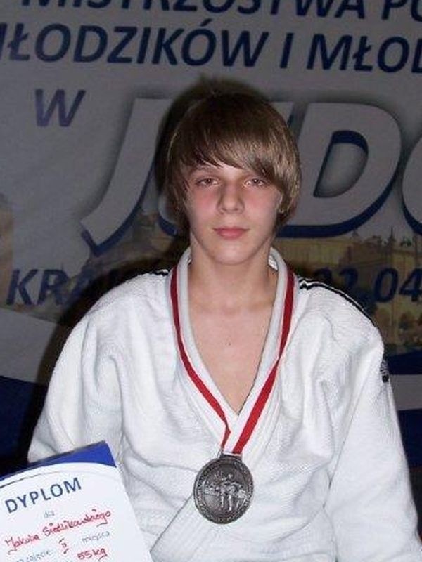 Siedlikowski z Gryfa Słupsk został wicemistrzem Polski w judo w Krakowie