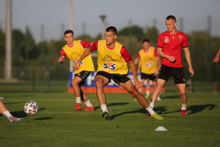 Jagiellonia trenuje w Uniejowie