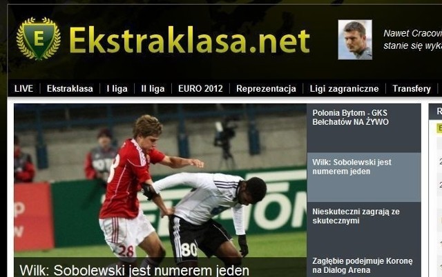 Serwis Ekstraklasa.net w nowej odsłonie