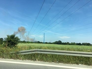 Chmura pyłu unosiła się nad hutą. Były problemy z konwertorem