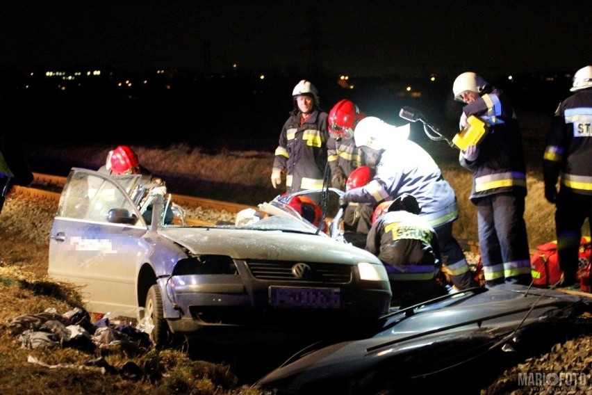 Wypadek na przejeździe w Chmielowicach.