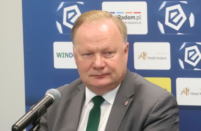 Sławomir Stempniewski, prezes Radomiaka Radom.