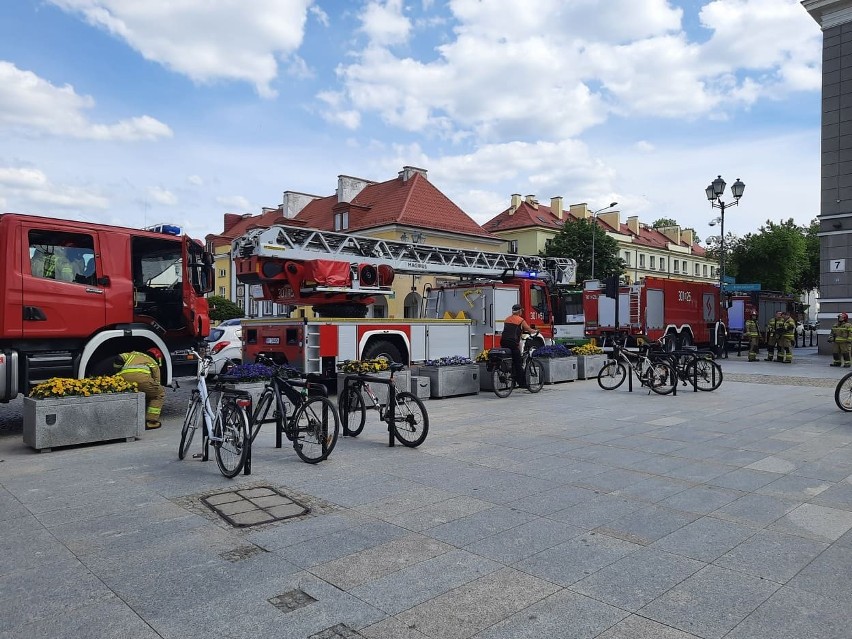 Białystok. Straż pożarna interweniowała w banku przy ul....