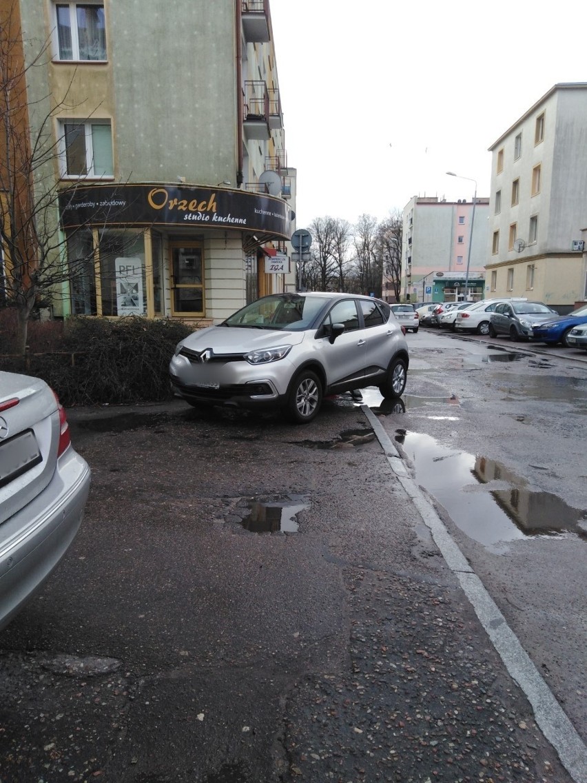 Nasza akcja pokazująca koszalińskich "mistrzów" parkowania...