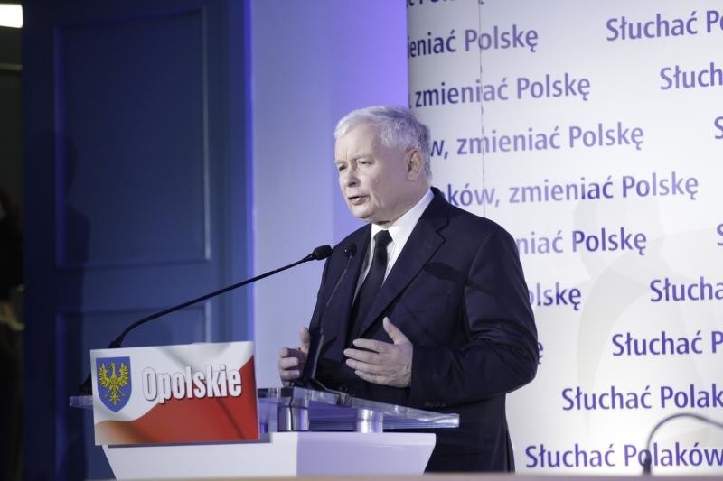 Jarosław Kaczyński w Opolu...