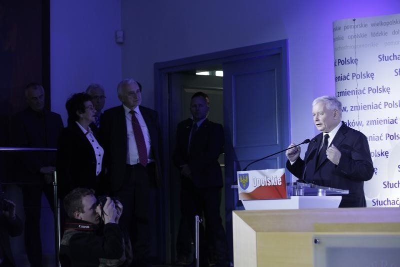 Jarosław Kaczyński w Opolu...