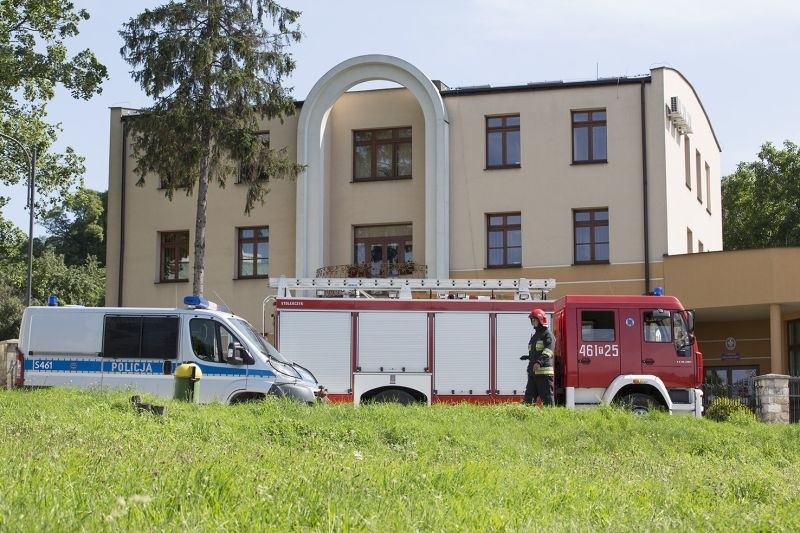 Alarm bombowy w skarbowym w Pińczowie