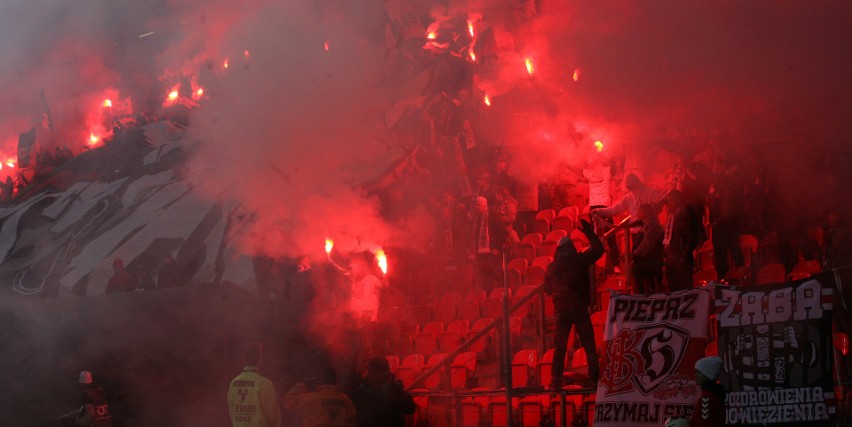 GKS Tychy - ŁKS Łódź: Mecz przyjaźni ZDJĘCIA KIBICÓW