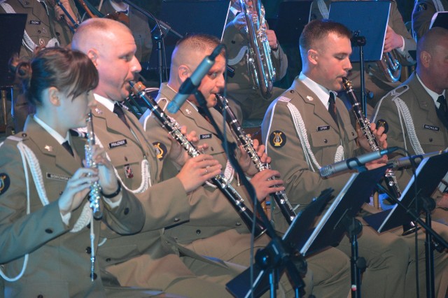 Koncert zagrała Wojskowa Orkiestra Dęta z Żagania