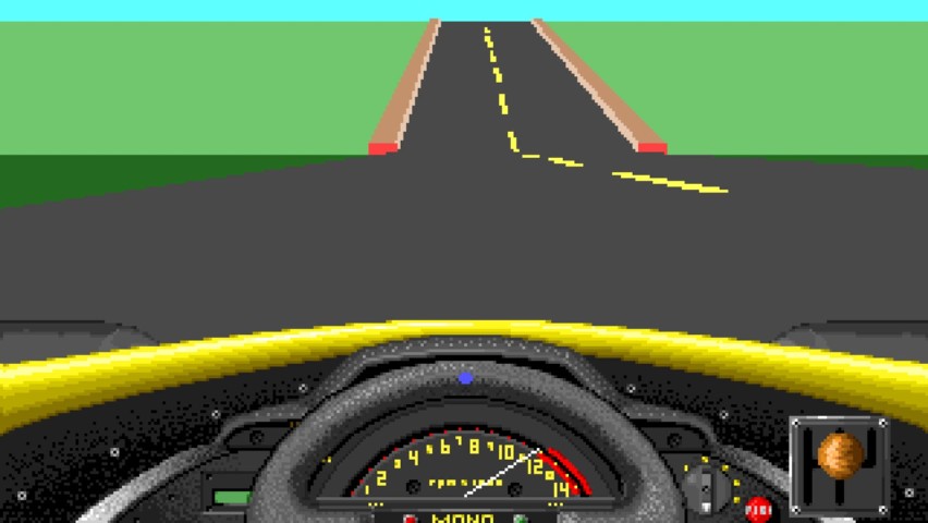 Stunts to jedna z pierwszych gier, które przedstawiały jazdę...