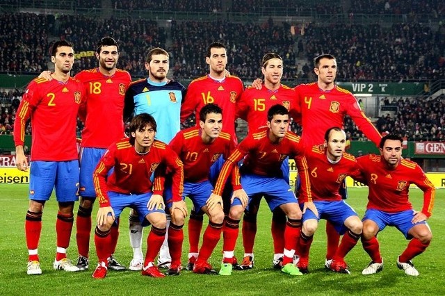 Reprezentacja Hiszpanii przed mundialem zajmuje pierwsze miejsce w rankingu FIFA