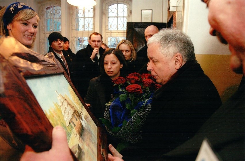 Tak wyglądała wizyta prezydenta RP Lecha Kaczyńskiego w...