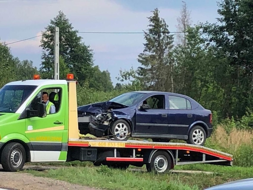 Sobolewo. Zderzenie trzech aut na Szosie Baranowickiej. Utrudnienia w ruchu [ZDJĘCIA]