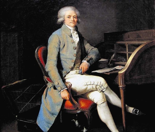 Louis-Leopold  Boilly, Portret Maksymiliana Robespierre`a