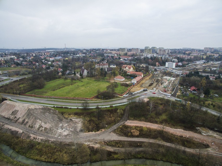 Budowa Trasy Łagiewnickiej w Krakowie robi ogromne wrażenie