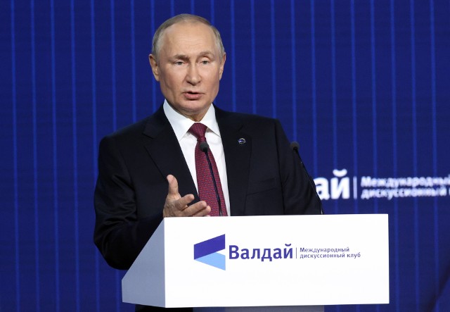 Władimir Putin przemówił podczas obrad Klubu Wałdajskiego. Oskarżył Zachód o próbę zdominowania świata.