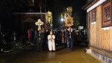 Bielsk Podlaski. Cerkiew Prawosławna celebruje Wielkanoc. Tłumy wiernych uczestniczyło w nocnym nabożeństwie mimo padającego deszczu