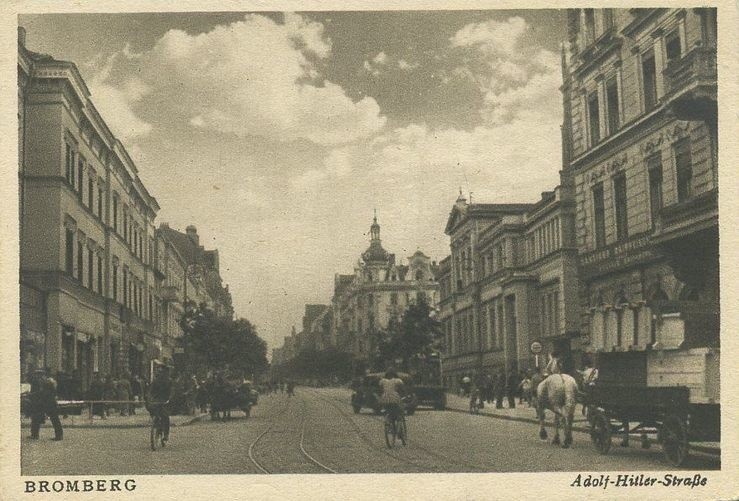 Dawna ulica i. Adolfa Hitlera, obecna Gdańska.