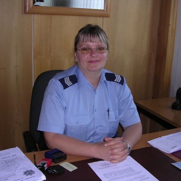 Beata Kaput z Komendy Miejskiej Policji w Tarnobrzegu jest pierwsza kobietą, która została dzielnicową