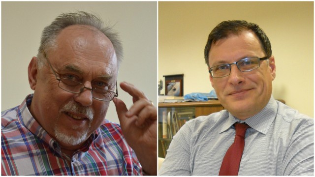 Poseł Janusz Sanocki (po lewej): Nie przeproszę. Burmistrz Kordian Kolbiarz: Bronię dobrego imienia.