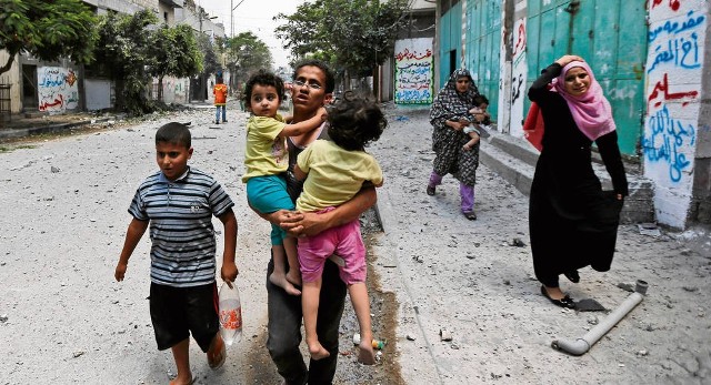 Po ostatnim ataku w Szedżai mieszkańcy Strefy Gazy uciekają tam, gdzie jest bezpieczniej