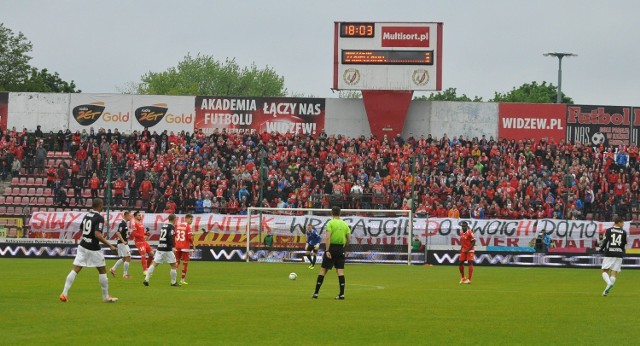 Widzew meczem z Piastem żegna się ze swoimi kibicami