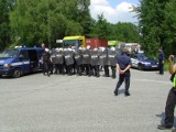 Blokada drogi do Euroterminalu w Sławkowie: Pracownicy firmy zablokowali drogę [ZDJĘCIA]