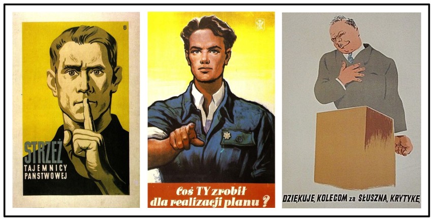 W epoce PRL-u propagandyści tworzyli plakaty skierowane do...
