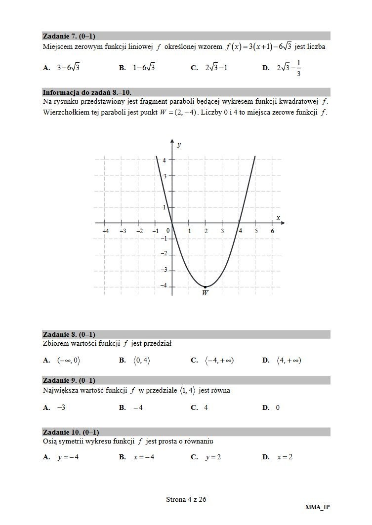 Matura z matematyki 2019: Odpowiedzi, rozwiązania, arkusze...