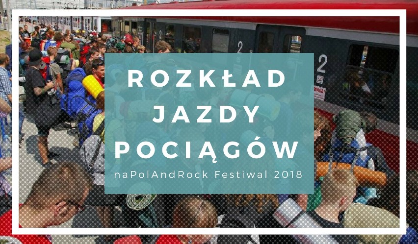 ROZKŁAD JAZDY POCIĄGÓW musicREGIO na PolAndRock Festiwal...