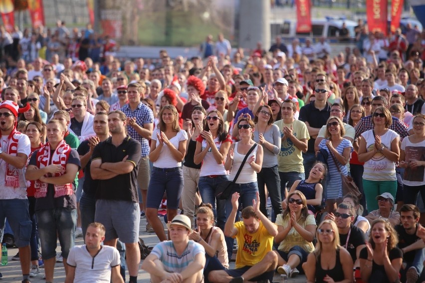 MŚ siatkarzy 2014 FanZone przed Spodkiem