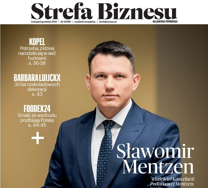 Na okładce zimowej "Strefy Biznesu": Sławomir Mentzen,...