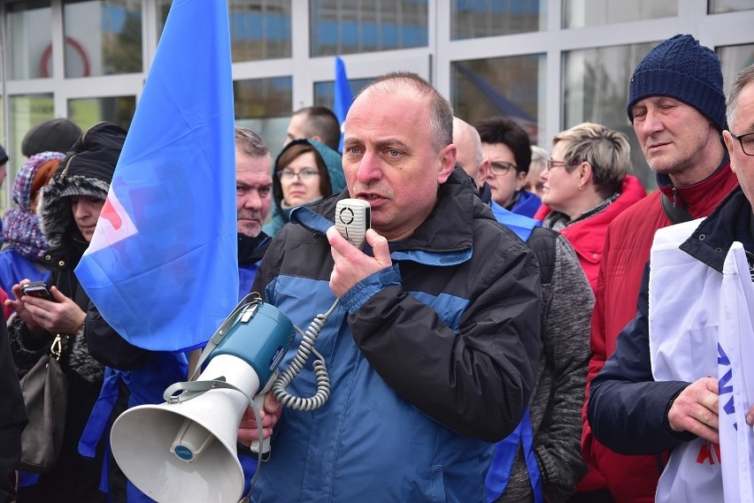 W lutym 2020 r. doszło do pikiety od bramą kwidzyńskiego...