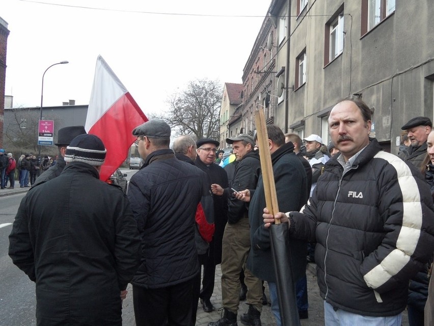 Protest w kopalni Sośnica - Makoszowy