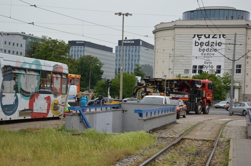 Wypadek tramwajów na pl. Strzegomskim. Motorniczy przyjął mandat