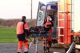 Wypadek w Tarnobrzegu! Mężczyzna spadł z mostu kolejowego na tory [ZDJĘCIA]