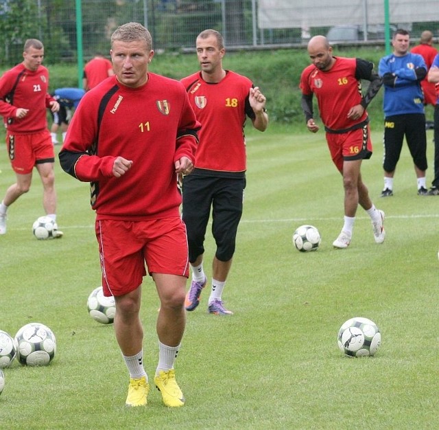 Piłkarze Korony we wtorek mają zaplanowany trening na bocznym boisku Areny Kielc.