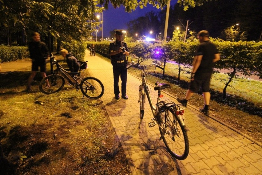 Wrocław: Na ul. Milenijnej zderzyli się rowerzyści (ZDJĘCIA)