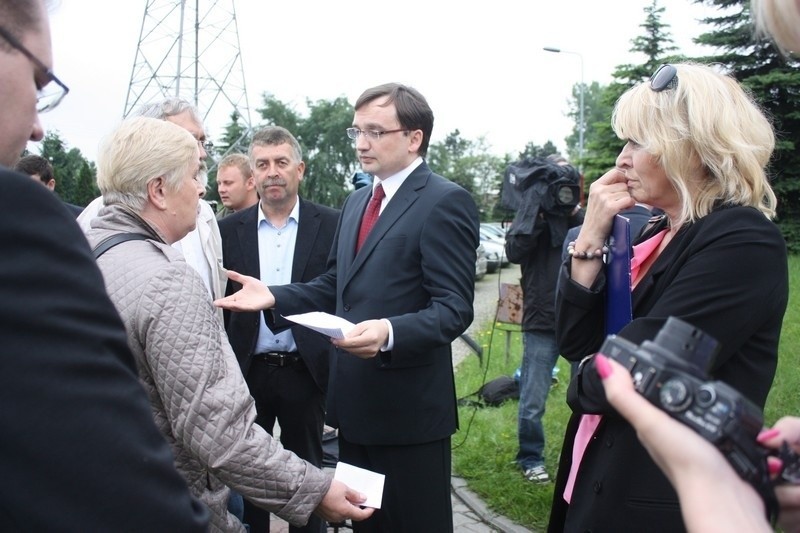 Zbigniew Ziobro w czasie konferencji "Stop dla likwidacji...