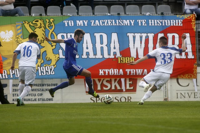 Mateusz Szczepaniak strzelił dwie bramki