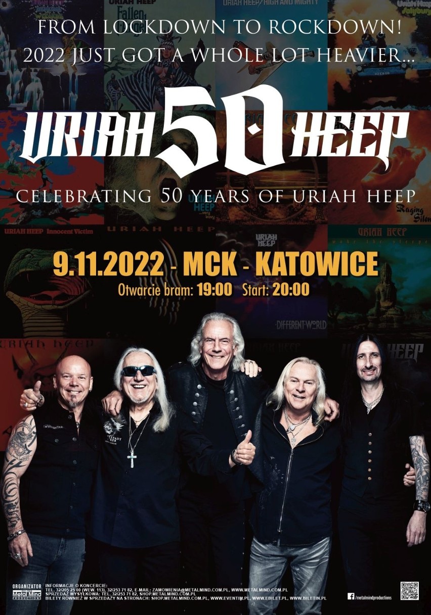 Uriah Heep zagra w Katowicach. Legenda rocka wystąpi 9...