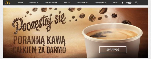 McDonald's darmowa kawa