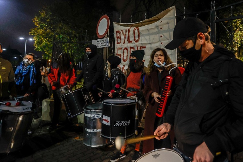 Protest muzyków przed Radiem Gdańsk, 6.11.2020 r.