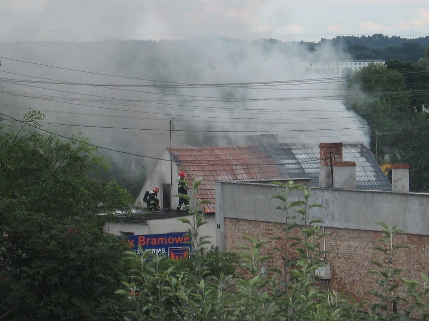 Pożar przy ulicy Trynkowa