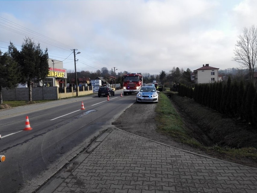 Do zdarzenia doszło w poniedziałek o godz. 9 na drodze...