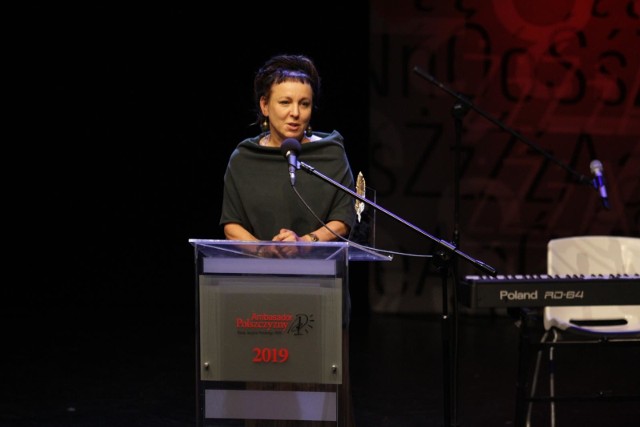 29.09.2019 Katowice. Ambasador polszczyzny Olga Tokarczuk