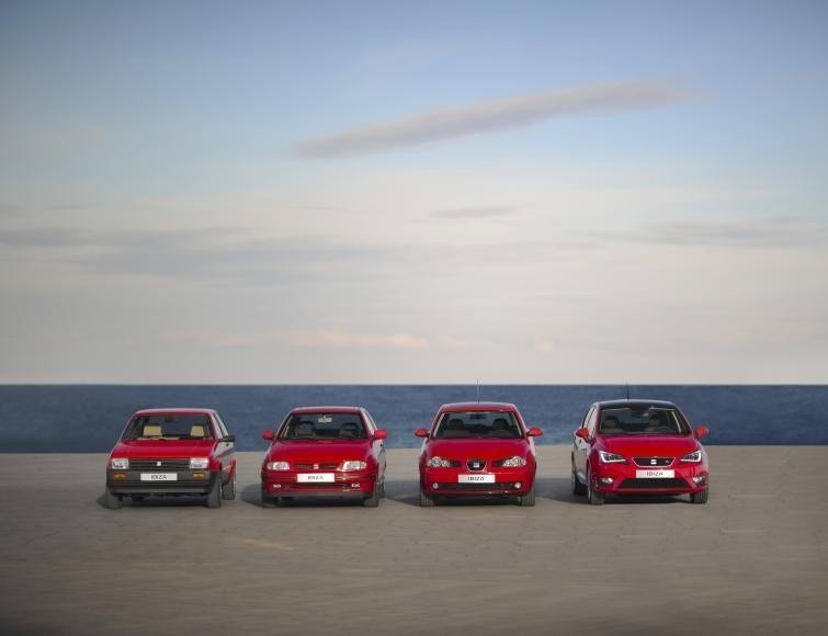 Seat Ibiza - tak prezentują się modele wszystkich czterech...