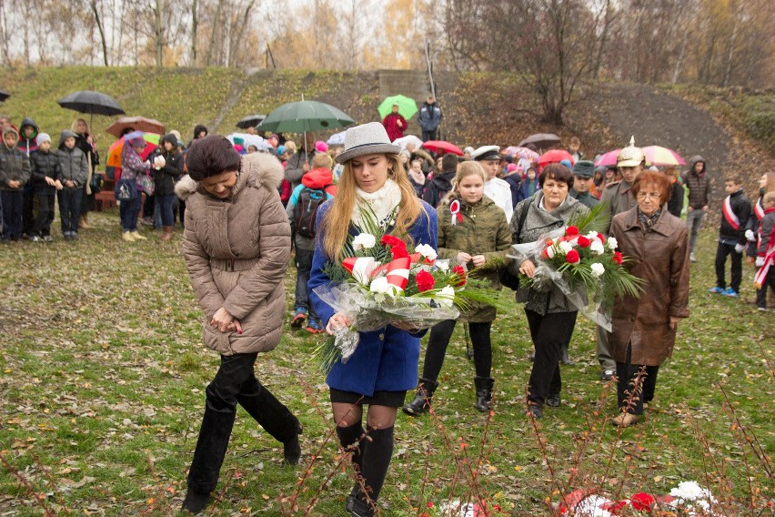 Sosnowiec: uroczystości na Trójkącie Trzech Cesarzy z okazji 11 Listopada [ZDJĘCIA]