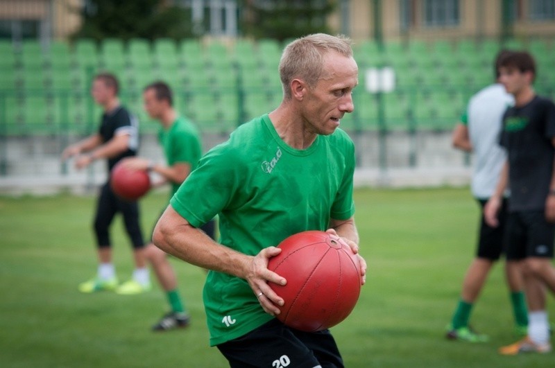 Pierwszy trening piłkarzy Siarki Tarnobrzeg