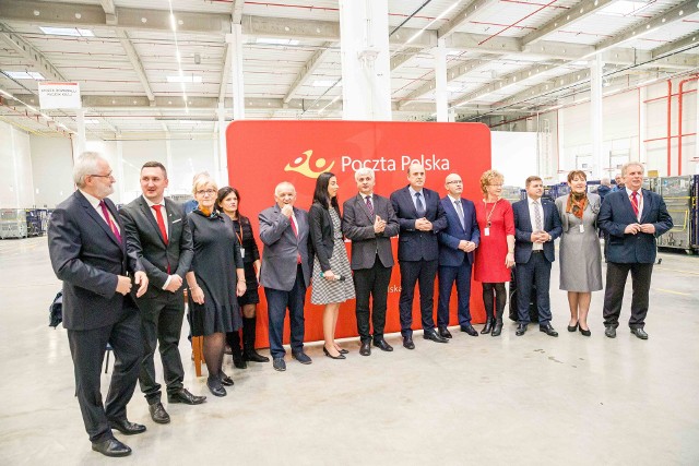 Uroczyste otwarcie nowej hali sortowni Poczty Polskiej w Białymstoku było dużym wydarzeniem dla spółki